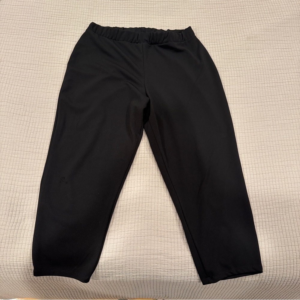 ASOS Maternity Black Pants with elastic waistband - size 12